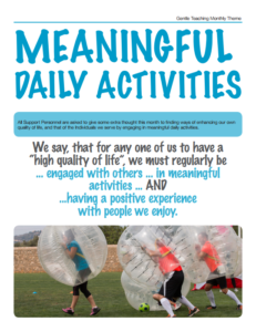 GT Theme - Meaningful Daily Activities